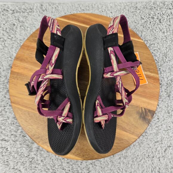Chaco Z/2 Classic Purple Strappy Adjustable Strap Casual Outdoor Sandal Womens 7 - Picture 6 of 10